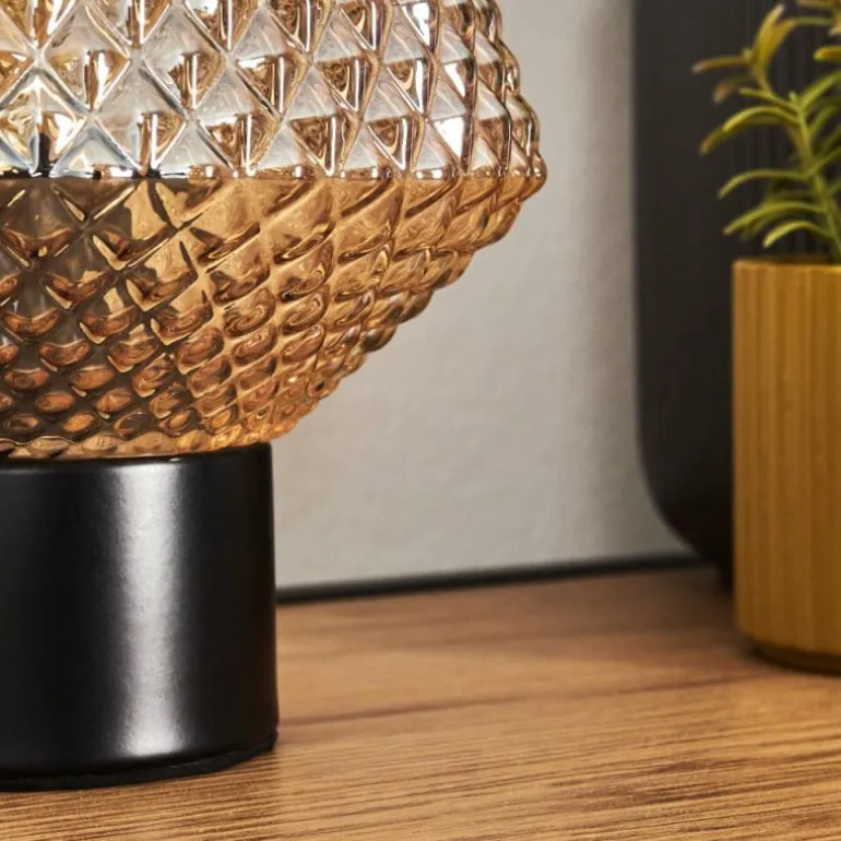 Paderne Lampe à poser Noir, 1 lumière