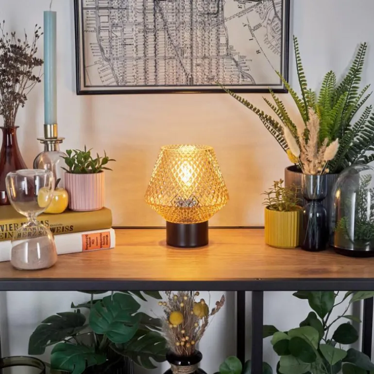 Paderne Lampe à poser Noir, 1 lumière