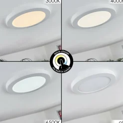 Panneau LED Canditas Blanc, 1 lumière