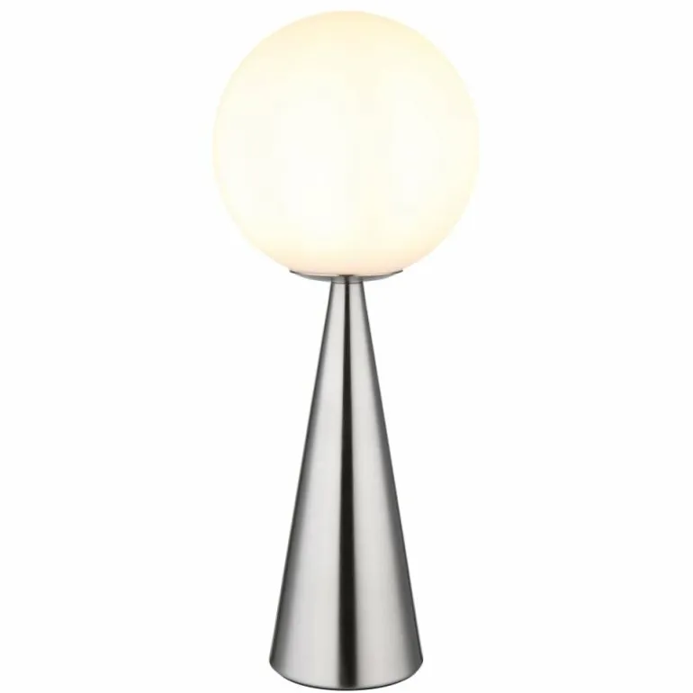 Pinapl Lampe à poser Luminaires Globo Lighting Nickel mat, 1 lumière