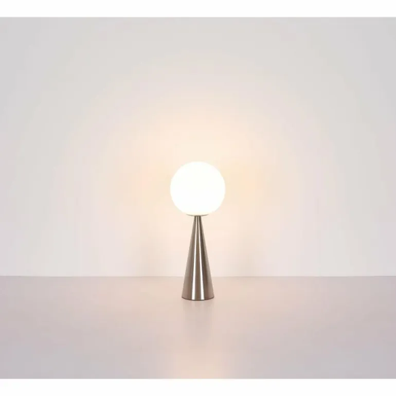 Pinapl Lampe à poser Luminaires Globo Lighting Nickel mat, 1 lumière