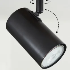 Plafonnier Arbrentin Écru, Noir, 1 lumière