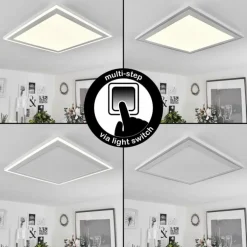 Plafonnier Audrieu LED Blanc, 2 lumières