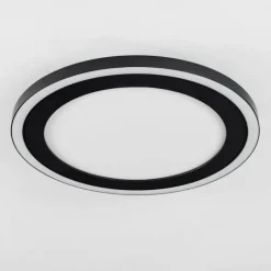 Plafonnier Audrieu LED Noir, 2 lumières