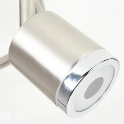 Plafonnier Autilla LED Nickel mat, Blanc, 3 lumières