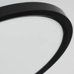 Plafonnier Avelal LED Brun, Couleur bois, Noir, 1 lumière