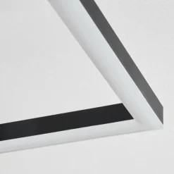 Plafonnier Avelal LED Brun, Couleur bois, Noir, 1 lumière