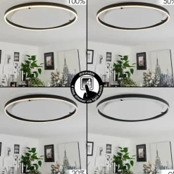 Plafonnier Barril LED Blanc, 1 lumière