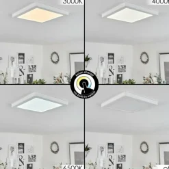 Plafonnier Canditas LED Blanc, 1 lumière