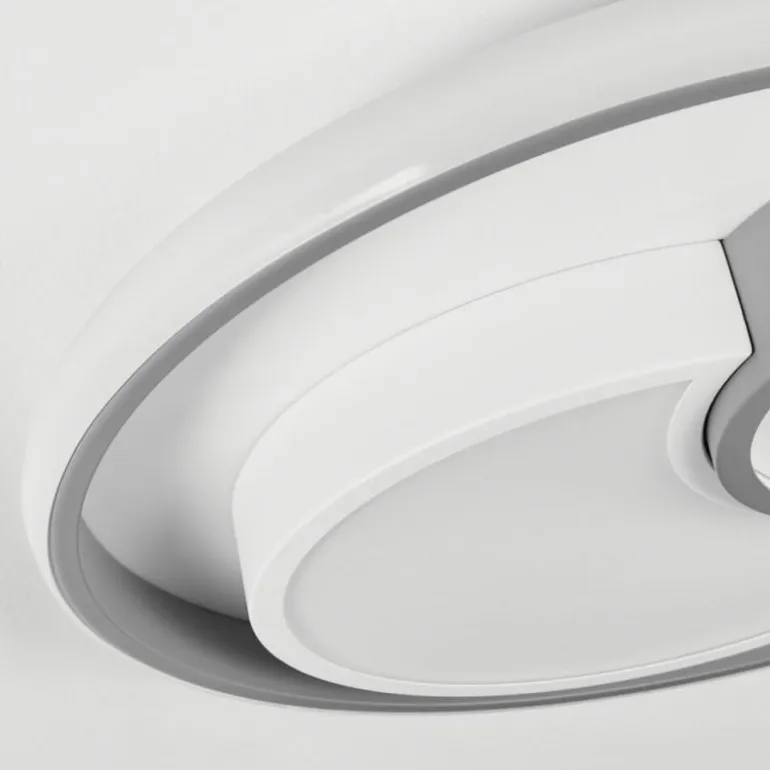 Plafonnier Casqueira LED Gris, Blanc, 1 lumière