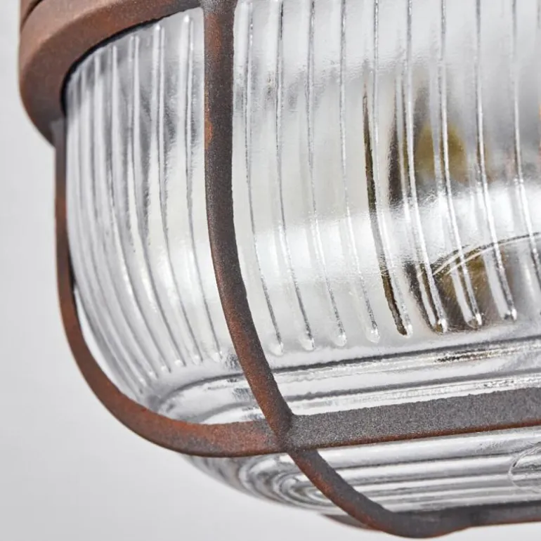 Plafonnier Chaquire Brun, Rouille, 1 lumière