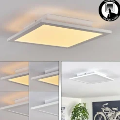 Plafonnier 30 cm Valmanya LED Blanc, 1 lumière