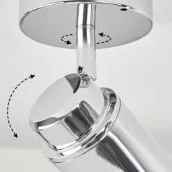 Plafonnier Douarnenez Chrome, 1 lumière