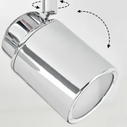 Plafonnier Douarnenez Chrome, 3 lumières