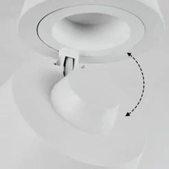 Plafonnier Especiosa Blanc, 1 lumière