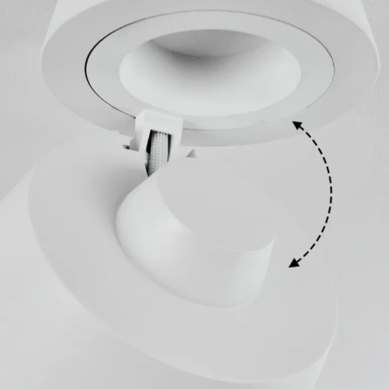 Plafonnier Especiosa Blanc, 1 lumière