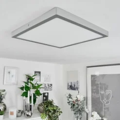 Plafonnier Finsrud LED Argenté, 1 lumière