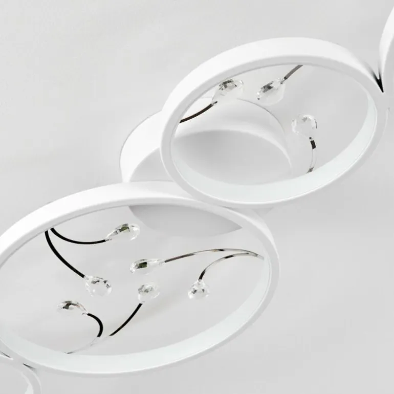 Plafonnier Fombillou LED Blanc, 1 lumière