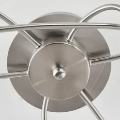 Plafonnier Frans LED Nickel mat, 1 lumière