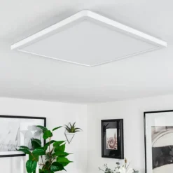 Plafonnier Hortinhas LED Blanc, 1 lumière, Télécommandes, Changeur de couleurs