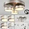Plafonnier Huallilemu LED Nickel mat, 3 lumières