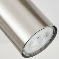 Plafonnier Javel Chrome, Nickel mat, 5 lumières