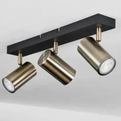 Plafonnier Javel Noir, 3 lumières