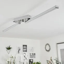 Plafonnier Kudus LED Chrome, 1 lumière