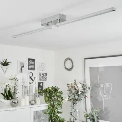 Plafonnier Kudus LED Chrome, 1 lumière