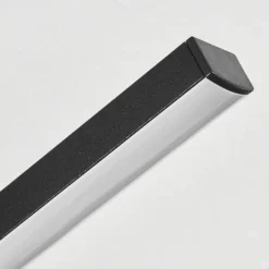 Plafonnier Meiral LED Bois clair, Noir, 2 lumières