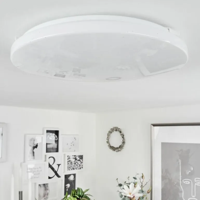 Plafonnier Melres LED Blanc, 1 lumière