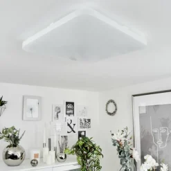Plafonnier Melres LED Blanc, 1 lumière