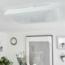 Plafonnier Melres LED Blanc, 1 lumière
