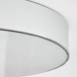 Plafonnier Mentque LED Argenté, 1 lumière