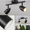 Plafonnier Nestavel LED Noir, 2 lumières