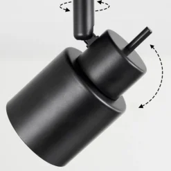 Plafonnier Nestavel LED Noir, 2 lumières