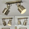 Plafonnier Neves Laiton, 2 lumières
