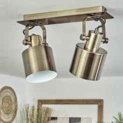 Plafonnier Neves Laiton, 2 lumières