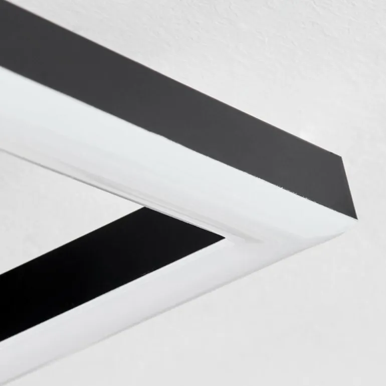 Plafonnier Reboleiro LED Noir, 2 lumières