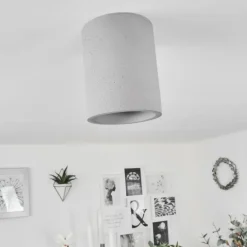 Plafonnier Stettler Gris, 1 lumière