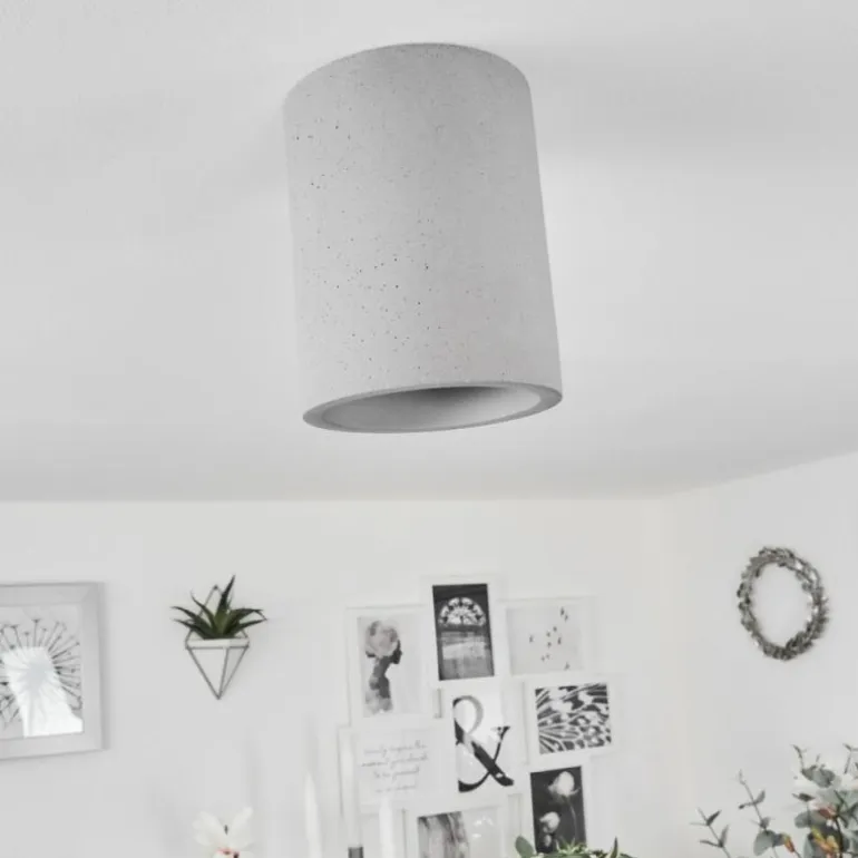 Plafonnier Stettler Gris, 1 lumière