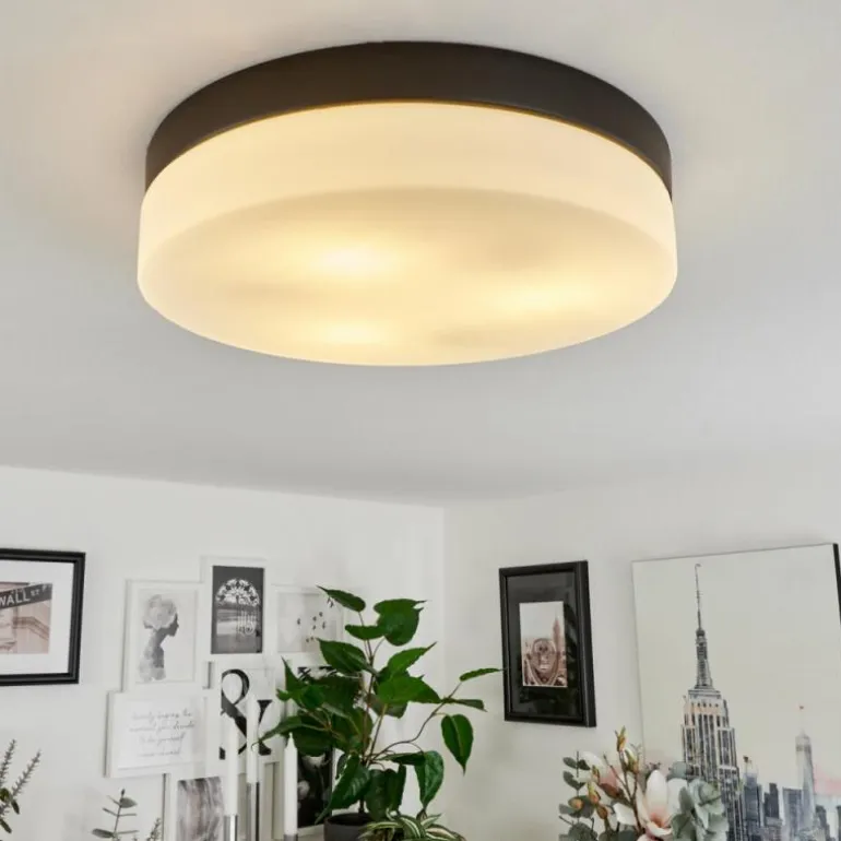 Plafonnier Valpedre Noir, 3 lumières