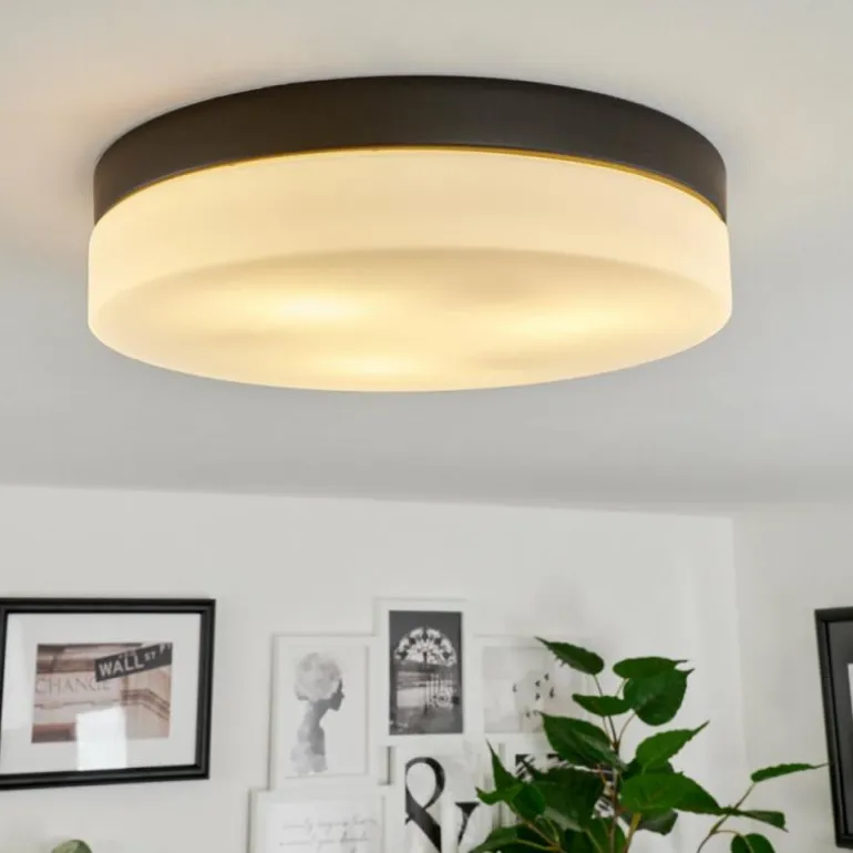 Plafonnier Valpedre Noir, 3 lumières
