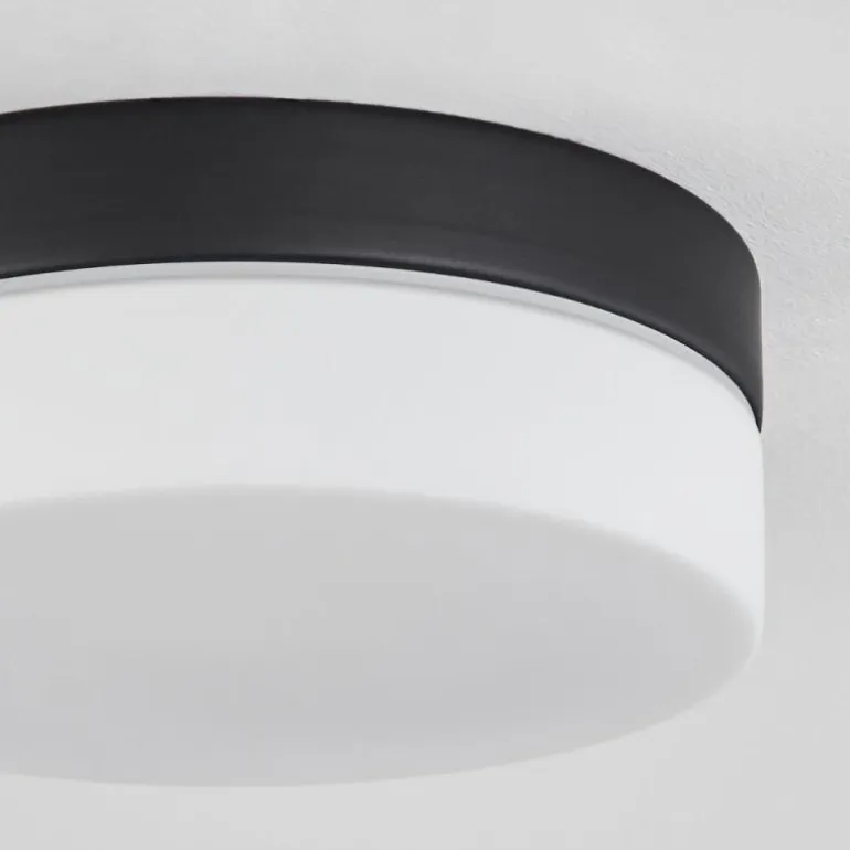 Plafonnier Valpedre Noir, 1 lumière