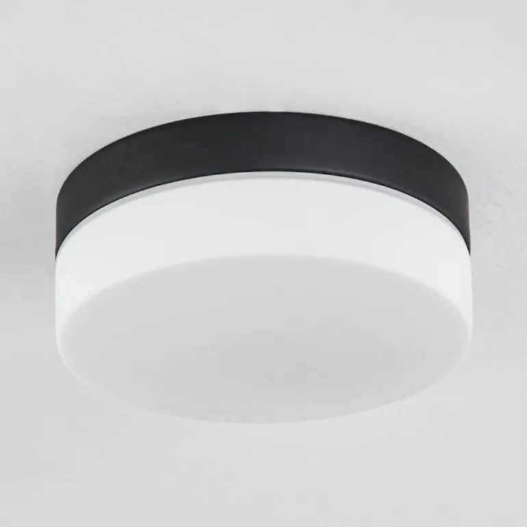 Plafonnier Valpedre Noir, 1 lumière