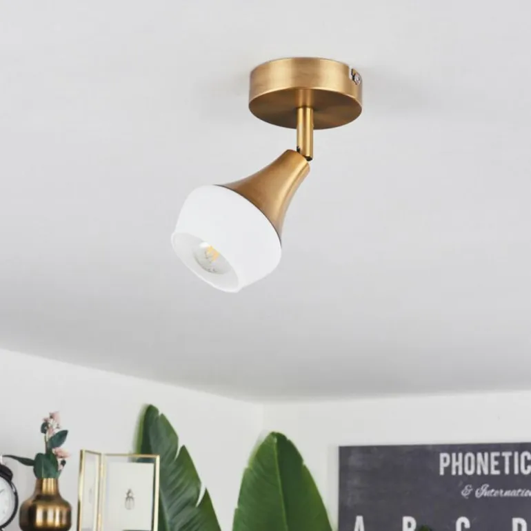 Plafonnier Venizy Vieux laiton, 1 lumière