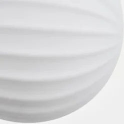 Plafonnier - Verre 10 cm Chehalis Blanc, 8 lumières