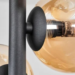 Plafonnier - Verre 10 cm Chehalis Ambre, Clair, 4 lumières