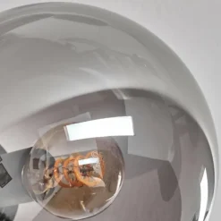 Plafonnier - Verre 15 cm Gastor Fumé, 6 lumières