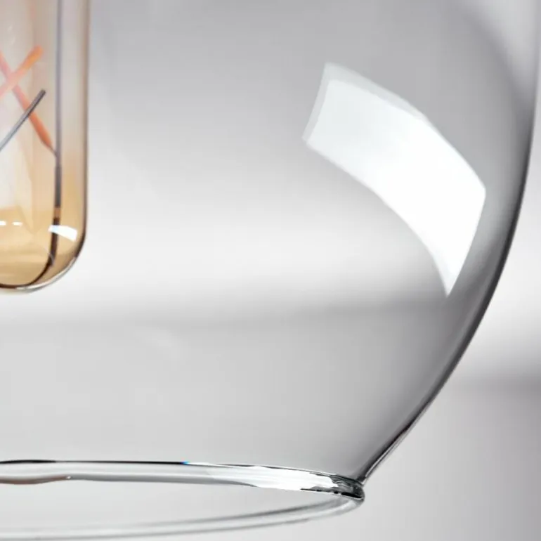 Plafonnier - Verre Apedo Clair, 1 lumière